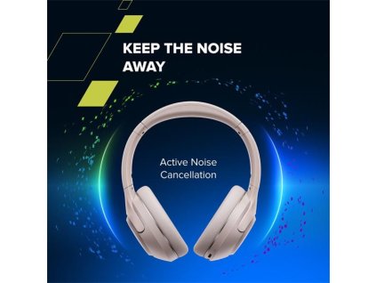 Canyon BTHS-6, OnRiff 6 Bluetooth bezdrôtové slúchadlá, ANC aktívne potláčanie hluku, USB-C nabíjanie, modré