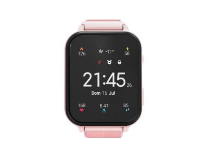 Canyon KW-37 Alfie, smart hodinky pre deti, IPS displej 1,69", IP66, 512Mb, MP3, hry, kamera, ružové