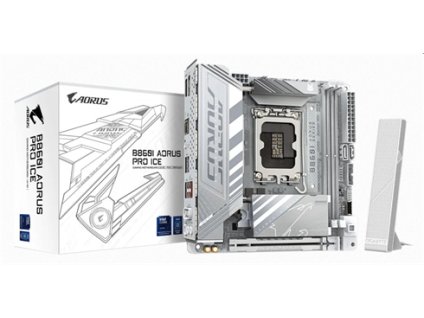 Gigabyte AORUS B860I PRO ICE, Intel B860, LGA1851, 2xDDR5, mini-ITX