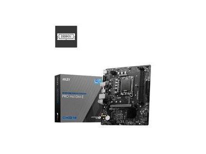 MSI PRO H610M-E, 1700, Intel H610, 2xDDR5, mATX