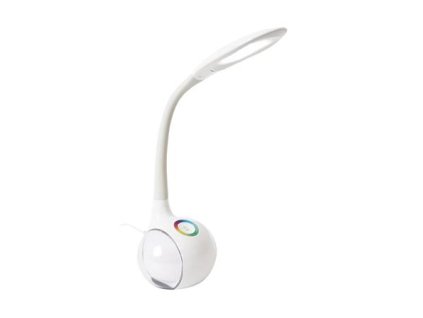 PLATINET DESK LAMP 7W + NIGHT LIGHT WHITE