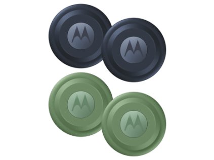 Motorola Moto Tag 4 pack = 2x Zelený + 2x Modrý