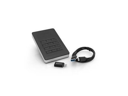 VERBATIM Store 'n' Go 2,5" Secure SSD 256GB USB 3.1 černý