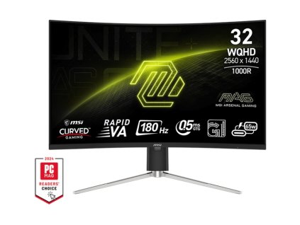 MSI MAG/325CQRF QD E2/31,5''/VA/QHD/180Hz/0,5ms/Black/2R