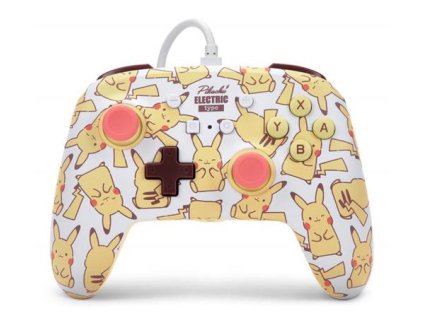 PowerA Enhanced Wired Controller for Nintendo Switch - Pikachu Blush