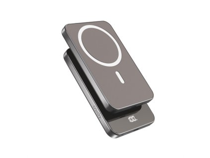 Epico UltraPack 5000mAh Mag+ Wireless Power Bank EM45 - titanium