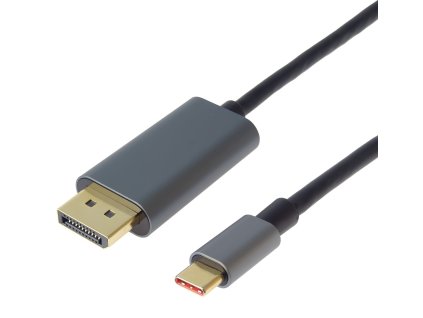 PremiumCord kábel USB-C na DisplayPort DP1.4 8K @ 60Hz a 4k @ 120Hz 2m