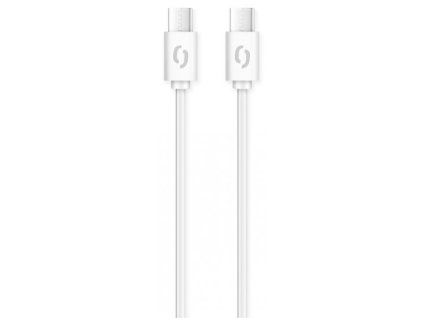 ALIGATOR Dátový kábel POWER 3A, USB-C/USB-C, biely
