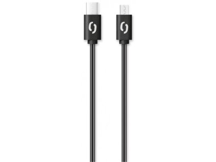 ALIGATOR Dátový kábel POWER 3A, USB-C/microUSB čierny