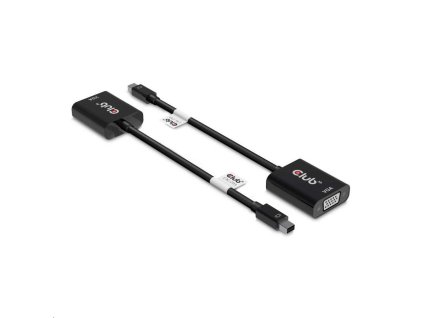 Aktívny adaptér Club3D Mini DisplayPort na VGA