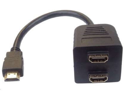 PREMIUMCORD Adaptér HDMI M - 2x F (rozdeľovač, 1.3)