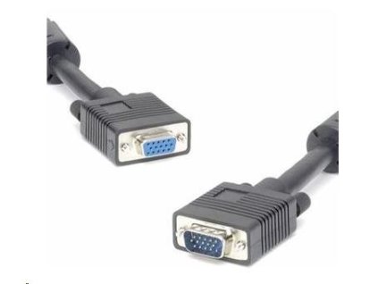 Predlžovací kábel PREMIUMCORD VGA 20 m (HD15M/F, dvojité tienenie, feritové jadrá)