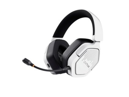 TRUST Herní sluchátka GXT 493W Carus, Bluetooth, 2.4GHz, bílá