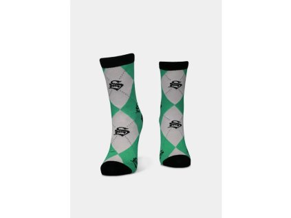 Harry Potter - Slytherin Kids Crew Socks (2Pack)