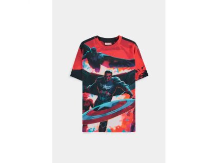 Captain America - Character AOP Men's Short Sleeved T-shirt