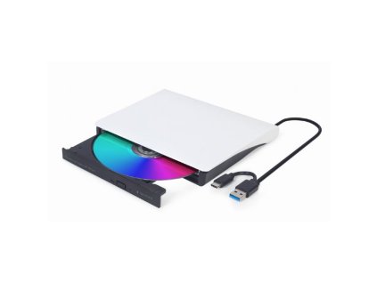 GEMBIRD Externá mechanika DVD-RW USB 3.1/Type C wh