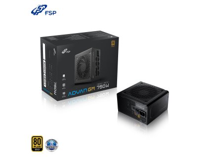 FSP ADVAN GM/750W/ATX 3.1/80PLUS Gold/Modular/Retail