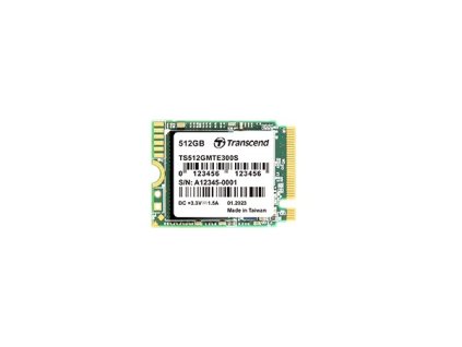 TRANSCEND SSD 300S 1TB, M.2 2230,PCIe Gen3x4, NVMe, 3D TLC, DRAM-less