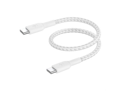 Belkin kabel Boost Charge Braided USB-C to USB-C 15cm - White