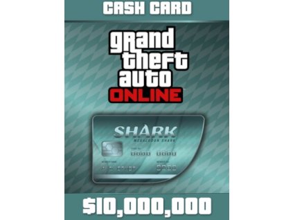 Grand Theft Auto Online: Megalodon Shark Cash Card (PC) 10000000 Rockstar Key