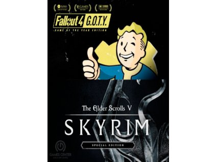 Skyrim Special Edition + Fallout 4 G.O.T.Y Bundle (PC) Steam Key