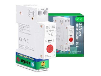 NOUS D3Z, ZigBee DIN SMART Switch, prepínač