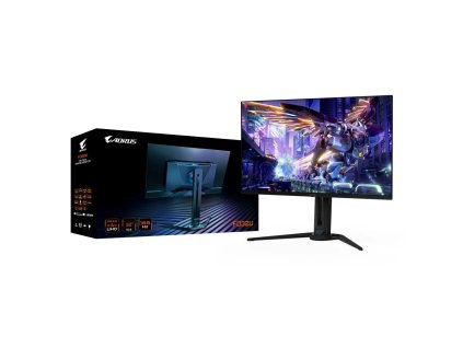 GIGABYTE LCD - 32" Gaming monitor AORUS FO32U, OLED, 3840 x 2160 UHD, 165Hz, 1.5M:1, 250cd/m2, 0.03ms, 2xHDMI, 1xDP