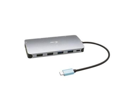 i-tec USB-C Metal Nano 3x Display Docking Station (2x DP, 1x HDMI) + Power Delivery 100 W