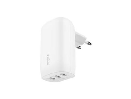 Belkin BOOST CHARGE™ 67W 3-portová USB-C Power Delivery PPS nástěnná nabíječka, bílá