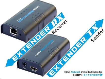 PREMIUMCORD HDMI extender do 120 m cez LAN, cez IP