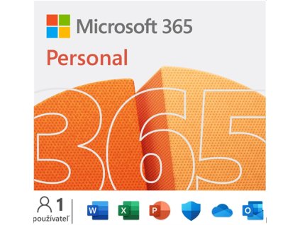 Microsoft 365 Personal SK - box, predplatné 1 rok, 1 osoba