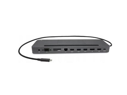 I-tec USB-C Metal Ergonomic 4K 3x Display Docking Station with Power Delivery 85W + i-tec Universal Charger 100W (bundle