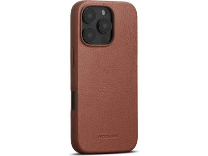 Woolnut Leather Case for iPhone 16 Pro - Cognac