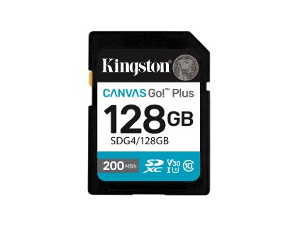 Kingston Canvas Go Plus/SDXC/128 GB/UHS-I U3 / Class 10