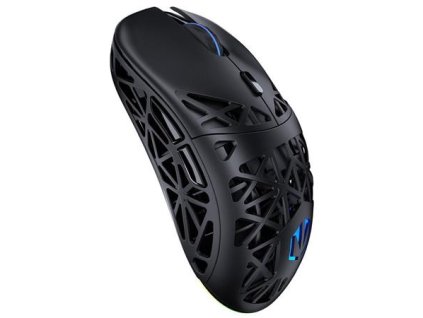 Endorfy LIV Wireless Myš, herní, bezdrátová, optická, až 12000DPI, senzor PAW3311, 6 tlačítek, Kailh GM 4.0, ARGB pods., černá