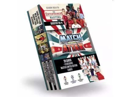 Futbalové karty Topps Match Attax TCG 2024/25 UCC Booster Tin 4 zelená