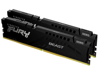 KINGSTON DIMM DDR5 32GB (Kit of 2) 6800MT/s CL34 ECC FURY Beast EXPO Černá