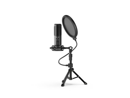 Lorgar Voicer 721, špičkový profesionálny mikrofón so statívom pre hráčov a streamerov
