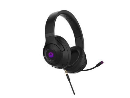 Lorgar Kaya 360, herný headset, virtual priestorový zvuk 7.1, USB-A, čierny