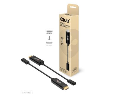 Club3D Aktívny adaptér HDMI na USB-C, 4K60Hz, M/F