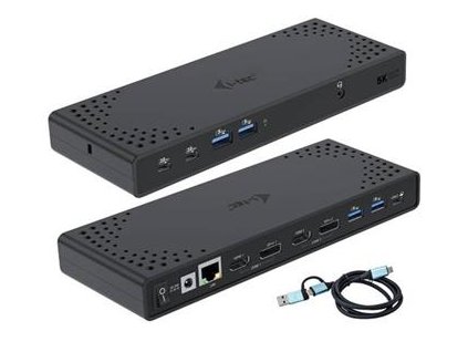 I-tec USB 3.0 / USB-C / Thunderbolt Dual Display Docking Station + PD 100W