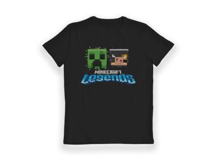 Minecraft Legends Creeper & Piglin Kids T-Shirt - Tričko