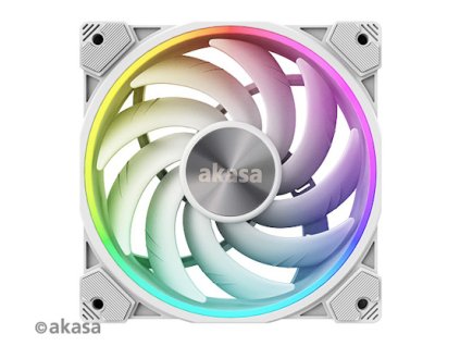 ventilátor Akasa - 12 cm - SOHO AR argb biely