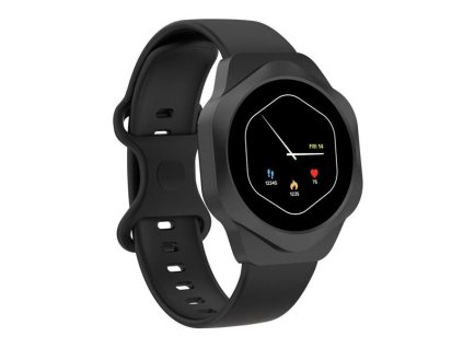 Canyon Hexagon 88, smart hodinky, BT, fareb. AMOLED displej 1,43", vodotes. IP67, multišport. režim, čierne