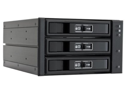 CHIEFTEC SATA/SAS Backplane CBP-2131SAS, 2 x 5.25" pozície pre 3 pevné disky SAS/S-ATA, Hot-Swap, celohliníkové