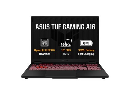 ASUS TUF GAMING A16/FA608WI-RL014W/AI9-HX370/16,0''/WUXGA/32GB/1TB/RTX 4070/W11H/Gray/2R