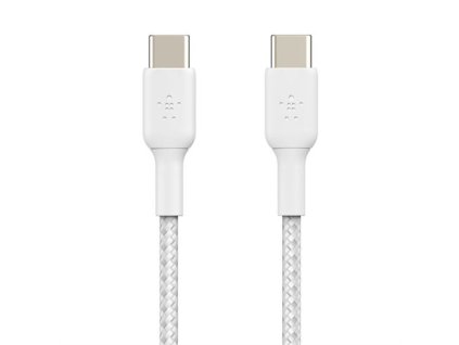 Belkin kábel Boost Charge Braided USB-C to USB-C 2m - White