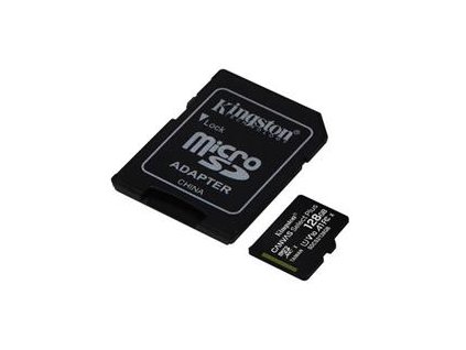 KINGSTON 128GB microSDHC CANVAS Plus Memory Card 100MB/85MBs- UHS-I class 10 Gen 3