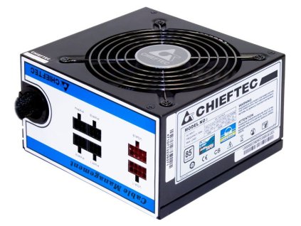 Napájací zdroj CHIEFTEC série A80, CTG-650C, 650W, 12cm ventilátor, Active PFC, modulárny, maloobchod, 85+