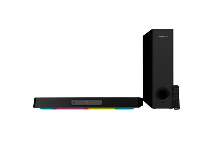 Creative Sound Blaster Katana V2X, viackanálový herný soundbar Super X-Fi s trojitým zosilovačom a kompaktným subwoofero